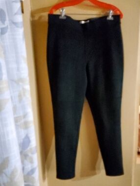 Ricki's Black High-Waist Slim Leg Faux Suede Soft Pants NWT